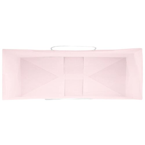  Papirnate vrećice 50 kom s ručkama ružičaste 45x17x48 cm Slike