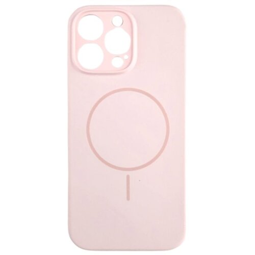 silikonska futrola magsafe lux iphone 16 pro max puder roze Slike