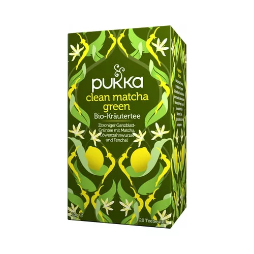 Pukka Bio zeliščen čaj Clean Matcha Green