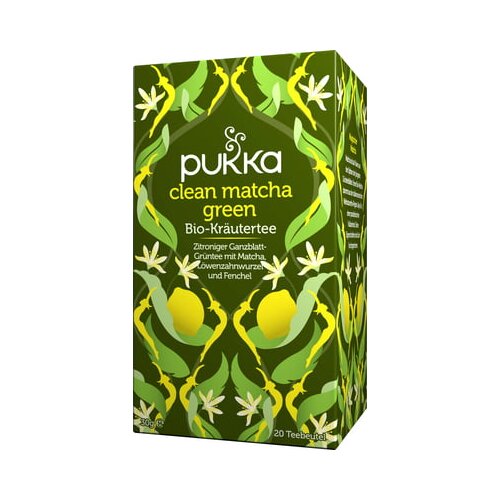 Pukka clean Matcha Green organski biljni čaj Slike