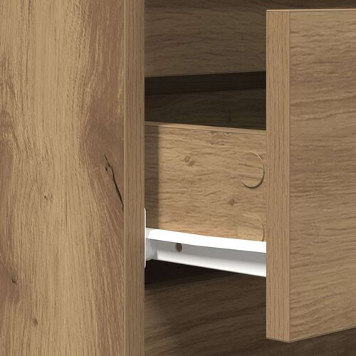  Sideboard s ladicama od umjetnog drveta hrasta 60x35x70 cm Slike