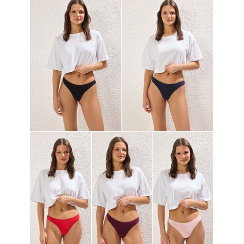 Trendyol Ženski set donjeg veša Thmss25Ku00048, 5 komada, Šareni Cene