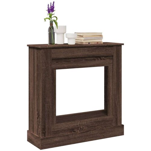 vidaXL Okvir za kamin boja hrasta 90x30x90 cm od konstruiranog drva Cene