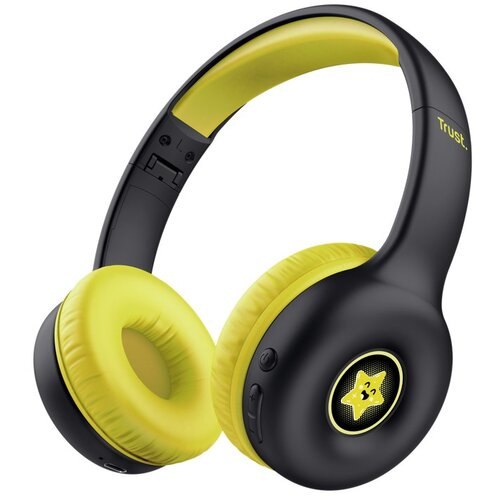 Trust Nouna Headset Wired & Wireless Head-band Calls /Music USB Type-C Bluetooth Black, Yellow Cijene
