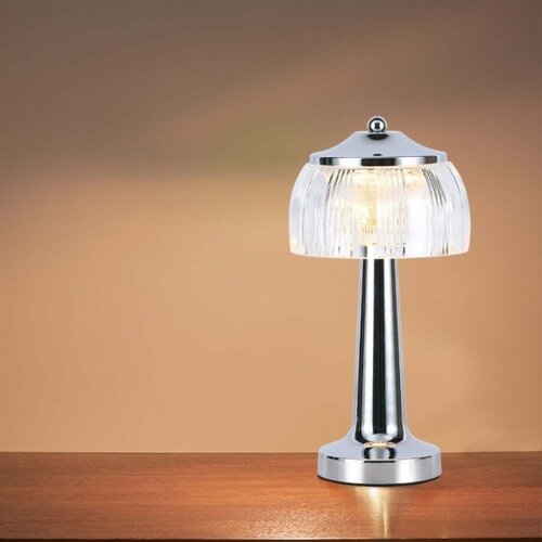  LED prigu&amp;scaron;iva stona lampa LED/1W/5V 3000-6000K 1800 mAh hrom Slike