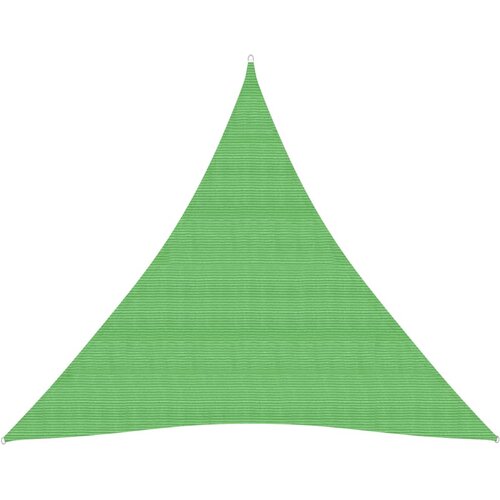 vidaXL Senčno jadro 160 g/m² svetlo zeleno 4x4x4 m HDPE, (20609089) Cene
