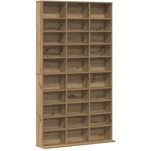 VidaXL CD omarica iz umetnega hrasta - 101x23x177.5 cm narejena iz inženirskega lesa Slike