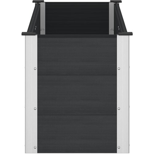  Povi&amp;scaron;ena vrtna gredica Crna 150 x 50 x 54 cm Slike
