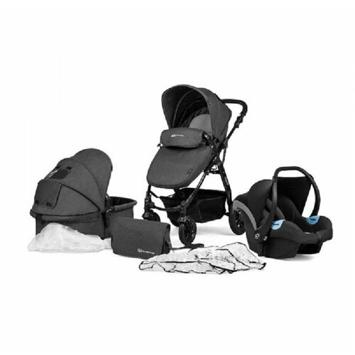Kinderkraft kolica za bebe moov 3u1 black Slike
