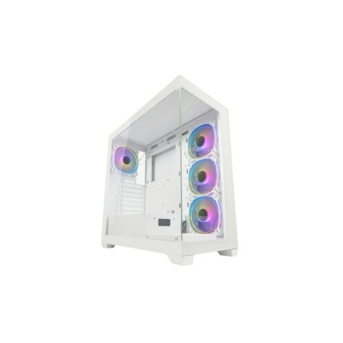 LC-Power Case Gaming 715W Midi-tower, ATX, 4x ARGB fan1x USB-C, 2x USB-A, White Cijene