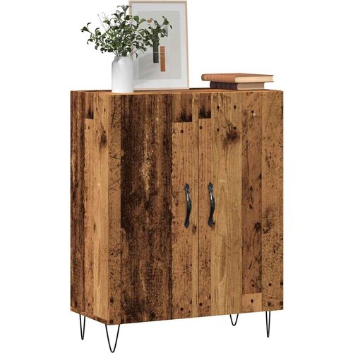 VidaXL Komoda starinski les 69,5x34x90 cm inženirski les Slike