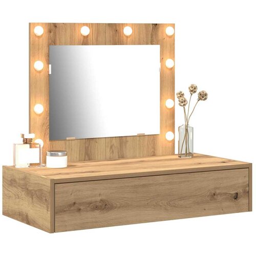  Toaletni stol Smeđa 83 x 40 x 70 cm Konstruirano drvo Slike