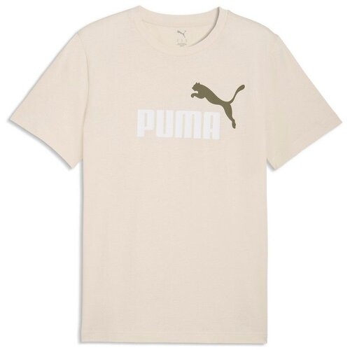 Puma Mu&amp;scaron;ka majica kratkih rukava Ess 2 Color N0.1 Logo, Bež Slike