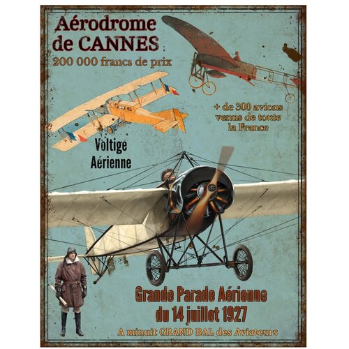 Antic Line metalni znak Grande Parade, 28 x 36 cm Cijene