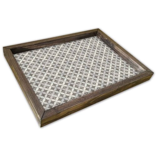 Hanah home poslužavnik AT-029, 30x40cm, &amp;scaron;areni Slike