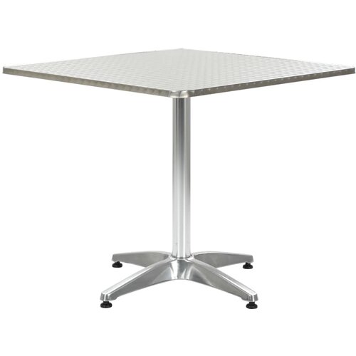  Vrtni stol srebrni 80 x 80 x 70 cm aluminijski Cene