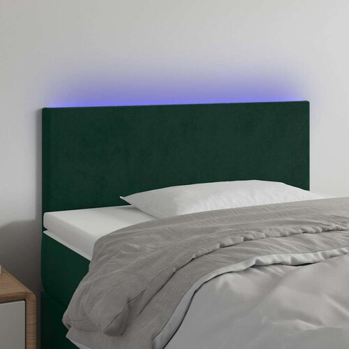  LED uzglavlje tamnozeleno 80 x 5 x 78/88 cm bar&scaron;unasto Cijene
