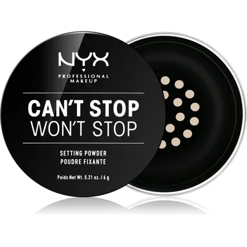 NYX Professional Makeup Can't Stop Won't Stop puder u prahu nijansa 01 Light 6 g