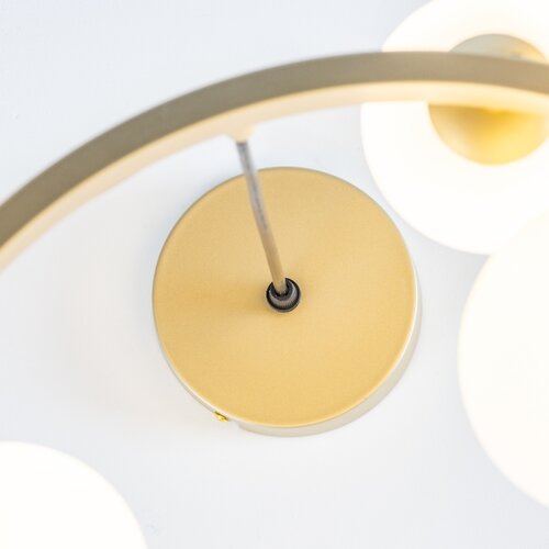  Brilagi - LED luster na sajli MILLA 15xG9/3W/230V zlatna/bela Slike