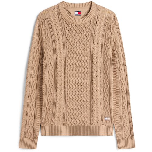 Tommy Jeans Pulover taupe siva Slike