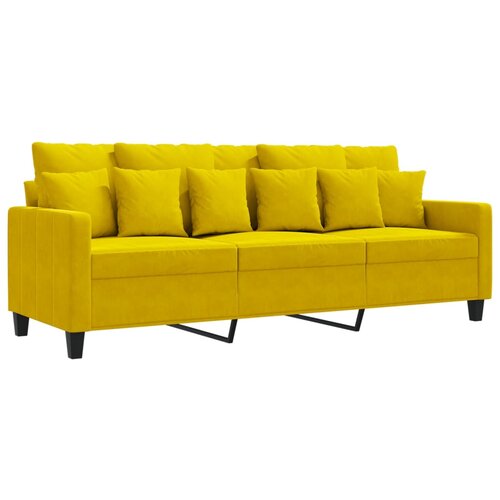Maison Chic kavč - Sofa - Kanape rumen 180 cm žamet, (21726801) Cene