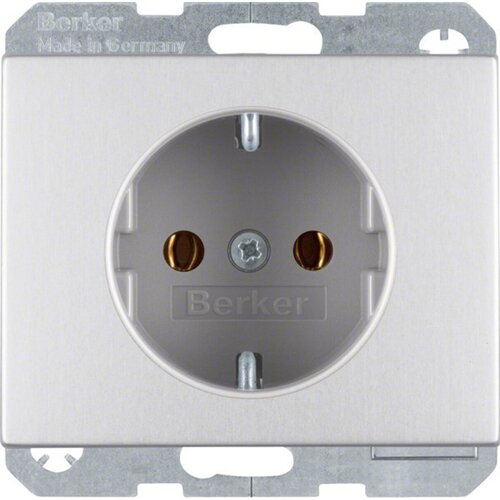 Berker SCHUKO vtičnica za vtičnice aluminij 47157003, (20888064) Cene