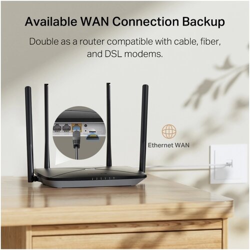 Mercusys MB115-4G V1.0 300 Mbps Wireless N 4G LTE Router Cene