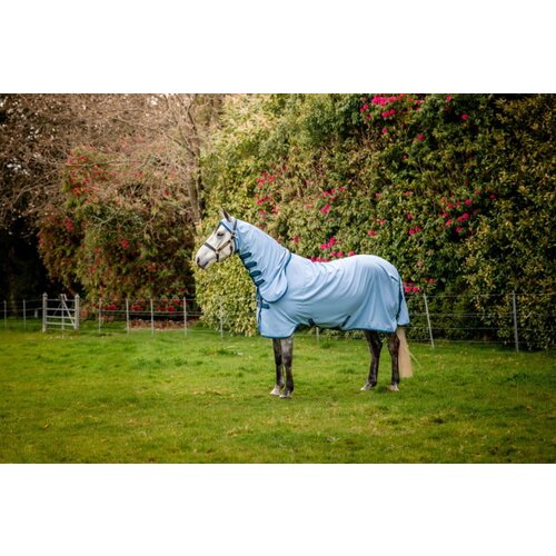 Horseware Ireland Pregrinjalo Amigo Ripstop Hoody, Azure Blue/Navy &amp;amp; Electric Blue - 140 cm Slike