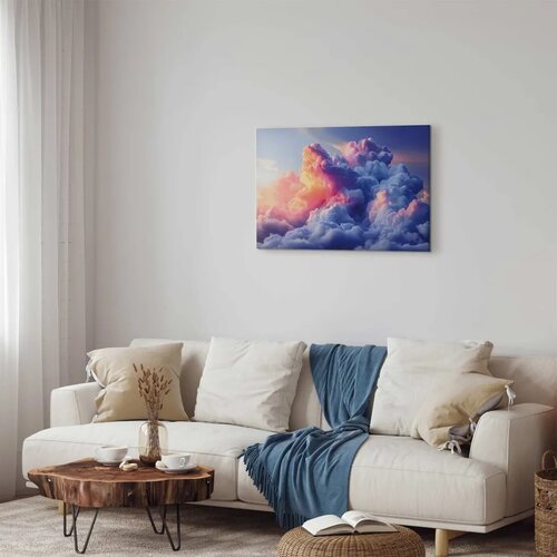  Slika - Clouds Like Painted: Artistic Brushes of Dawn Painting the Sky 60x40 Cene