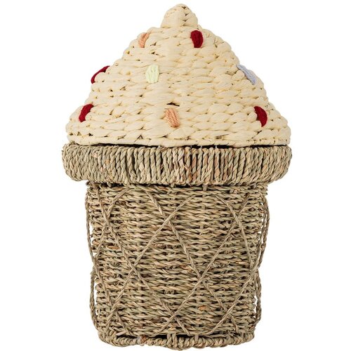 Bloomingville Mini Dječja kutija za pohranu od morske trave u prirodnoj boji &amp;oslash; 28x41 cm Cillie &amp;ndash; Slike