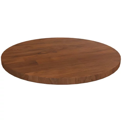  Okrugla stolna ploča tamnosmeđa Ø30x1,5 cm tretirana hrastovina