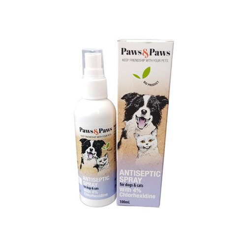 PAWS&PAWS antiseptični rastvor u spreju za pse i mačke, 100ml Slike