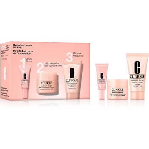 Clinique Mini Kit Hydration Heroes darilni set za dehidrirano kožo Slike