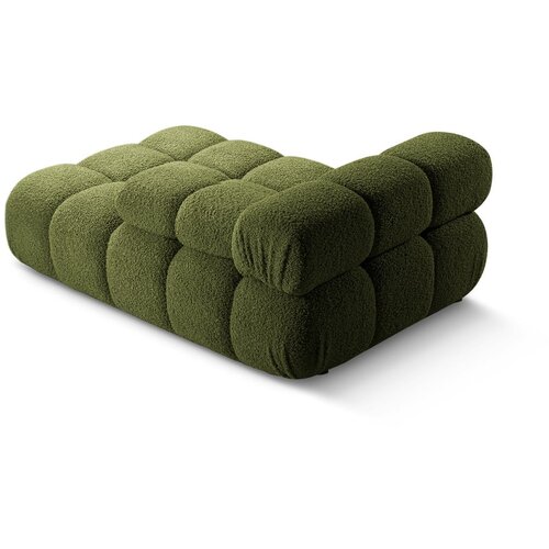 Micadoni Zelen modul za sedežno garnituro iz tkanine boucl&amp;eacute; (desni kot) Bellis &amp;ndash; Home Slike