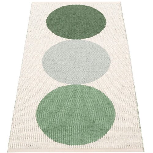 Pappelina zelena/kremno bela notranja in zunanja preproga 70x140 cm otto herb – Cene