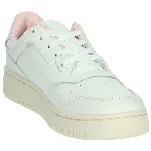 Tommy Jeans Niske tenisice &amp;#039;Retro Basket Ess Meg 3A3&amp;#039; mornarsko plava / crvena / bijela Slike