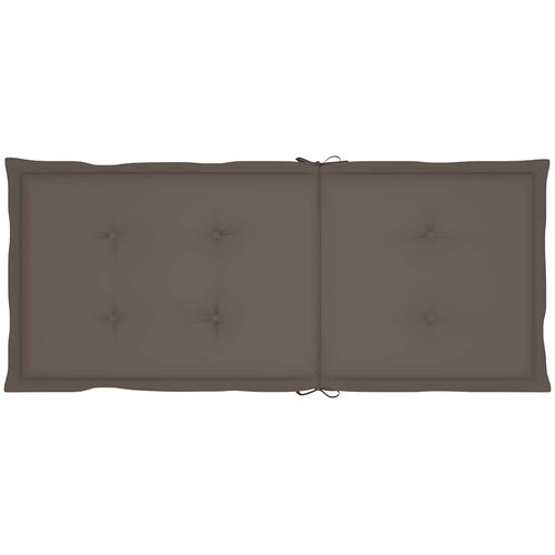  Sklopive stolice 6 kom s jastucima od punog bagremovog drveta Tupe 120 x 50 x 3 cm Slike