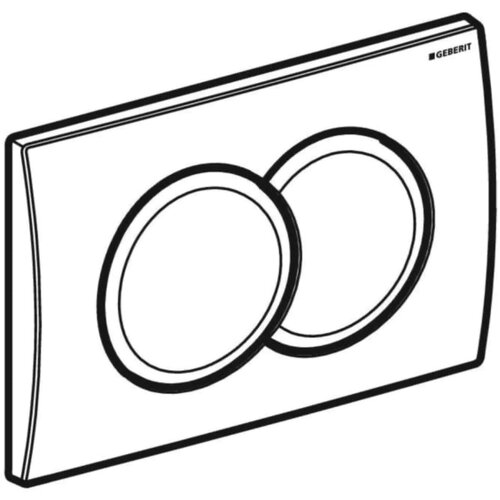 Geberit duofix delta basic set bela tipka n&amp;scaron; Slike