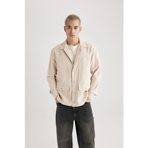 Defacto Relax Fit Cotton Long Sleeve Shirt Slike