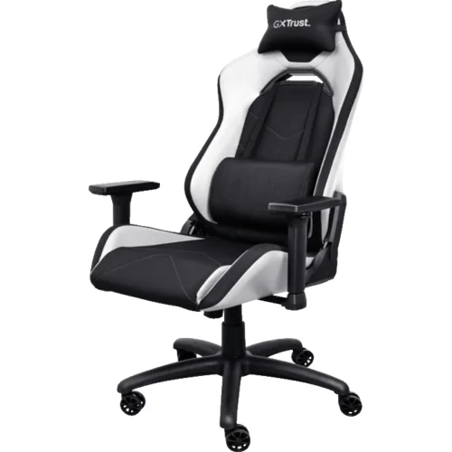 Trust GXT 714W gaming stolica RUYA, bijela, udobna, podesiv ergonomska, eko materijal