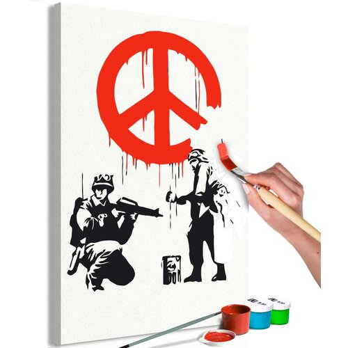  Slika za samostalno slikanje - Peace Sign 40x60 Cijene