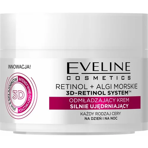 Eveline Cosmetics Retinol + Sea Algae krema za zaglađivanje i posvjetljivanje s retinolom 50 ml