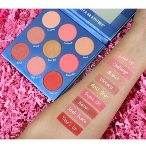 Rude Cosmetics paleta rumenila sa 9 boja-level up|rumenila i bronzeri Slike