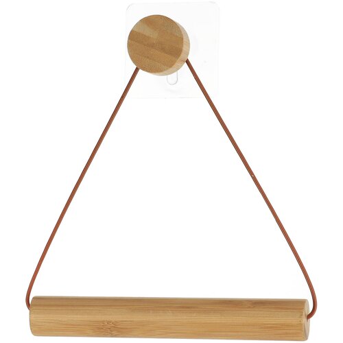 Tendance držač toalet papira samolepljivi 19x18.3x4 cm bambus, Braon Slike