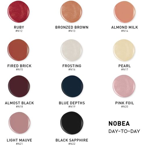 NOBEA Day-to-Day Gel-like Nail Polish lak za nokte s gel efektom nijansa Rouge #N03 6 ml Slike