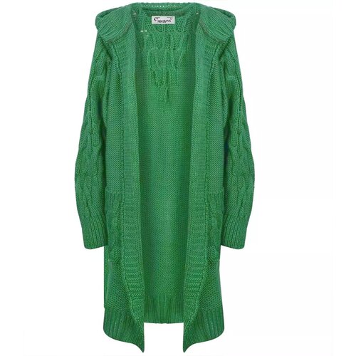 Pri Cardigan Long Chunky Braid Wool Sweater Cijene