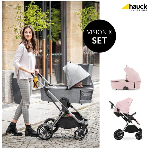 Hauck kolica Vision X Set - Melange Rose Slike