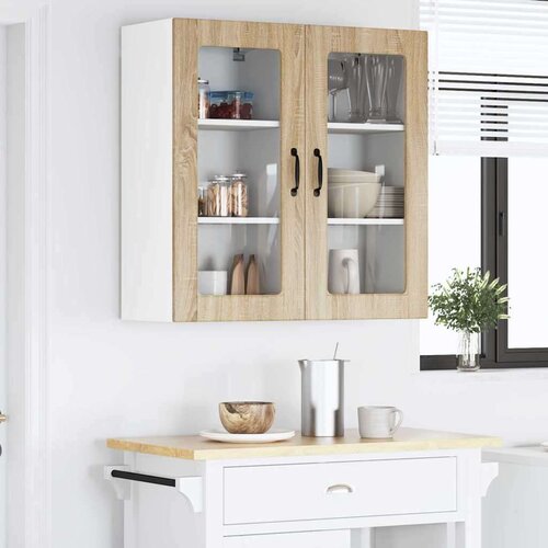 VidaXL zidni kuhinjski ormarić 2 pcs sonoma hrast 40 x 31 x 80 cm Slike