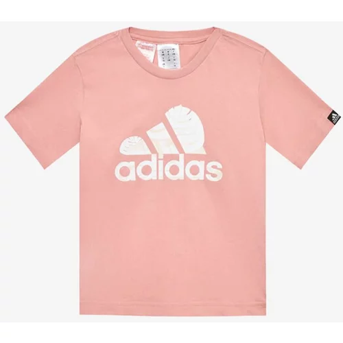 Adidas Dječja pamučna majica kratkih rukava boja: ružičasta