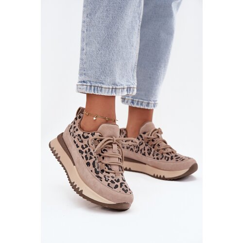 VINCEZA Suede Insulated Women&amp;#039;s Sneakers on Platform Slike